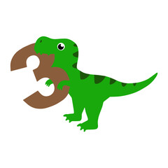 Dinosaur Birthday Svg, 3rd Birthday Dinosaur svg, safari animal, Dino three Birthday, rex Shirt Svg, dino svg, Jurassic animal svg, Svg Files for Cricut