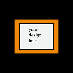 Frame square your image or design here