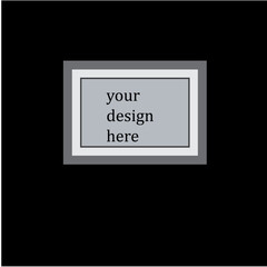 Frame square your image or design here