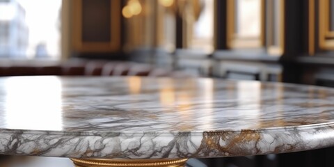 empty marmer , marbles texture table blurred restaurant