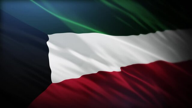 Kuwait flag 4k ( State of Kuwait )