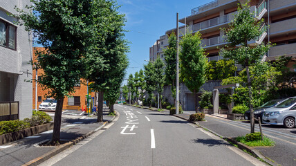 住宅街の道路