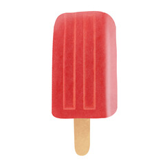 Ice-cream , ice cream stick illustration with transparent background