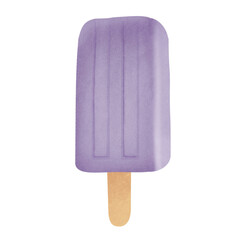 Ice-cream , ice cream stick illustration with transparent background