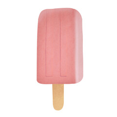 Ice-cream , ice cream stick illustration with transparent background