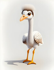 Fototapeta premium Animal farm cute model 3d Illustration,High quality,