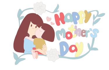 baby kisses mom's cheek contains jasmine flowers