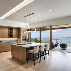 modern kitchen interior