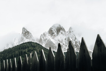 Fototapeta premium Stunning mountains in dolomiti.