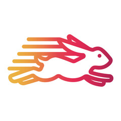 Obraz premium hare icon