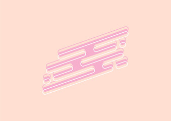 illustration of an background with pink stripes