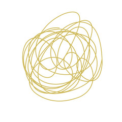 Tangled Abstract Line