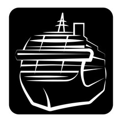 cruise ship icon