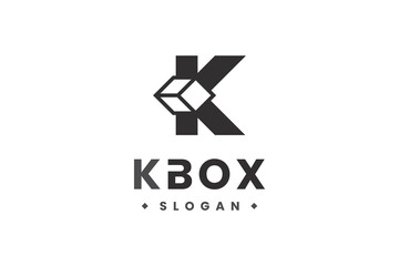Letter K Box Logo