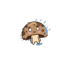 Mushroom emoji cute 