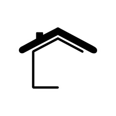 trendy flat style house icon isolated on background. home icon page symbol for your logo home icon website design, app, UI. house icon Vector illustration