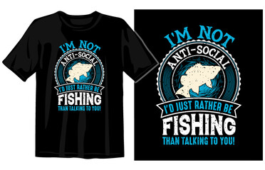 Fishing t-shirt vector, Fishing vintage t-shirt design, vintage fishing t shirt graphic illustration