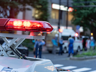 パトカー・事故 © naka