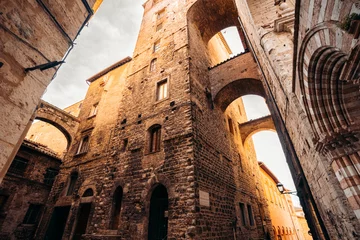 Acrylic prints Old building Successive Generations of Arches, Perugia Italy