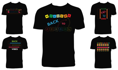 Back To School Vector T Shirt Design Bundle 
