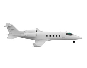 Luxury business jet or Business jet airplane flying. Png trasparency