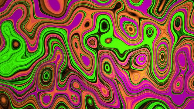 Abstract background liquid effect. Abstract motion graphic. Liquid texture. Color gradient background. Moving Abstract Holographic Background Animation