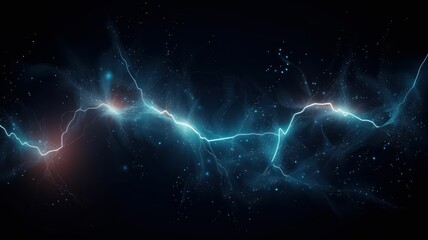 Obraz na płótnie Canvas energy electricity lightnings background. Generative AI