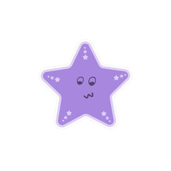starfish character illustration