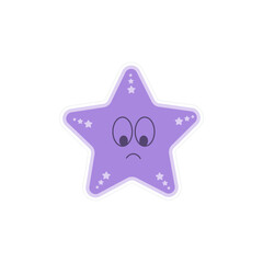 starfish character illustration