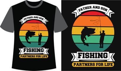 Fishing Typography T-shirt Design. Fishing T-shirt Design Vector. 