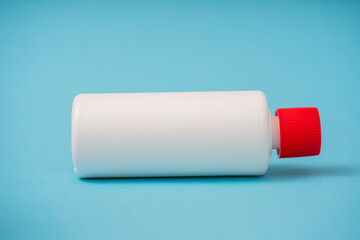 white plastic container for medical supplies