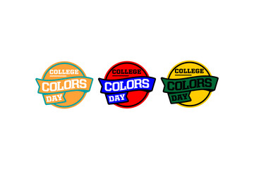 national College Colors Day icon holiday