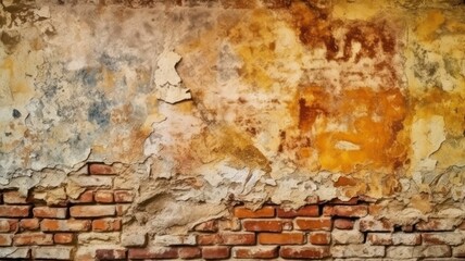 Vintage wall texture. Generative AI