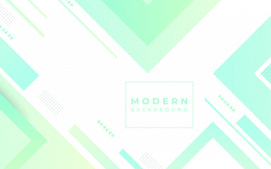 Modern background, geometric, green and yellow transparent gradations, memphis