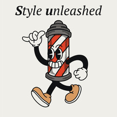 Style Unleashed With Barber Groovy Character Design