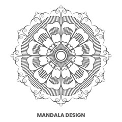 Vector luxury mandala design background