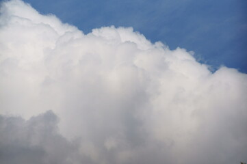 Clouds in the sky. Cloudy landscape. Natural background.