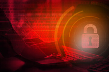 IT security and cyber security; Organization privacy policy concept