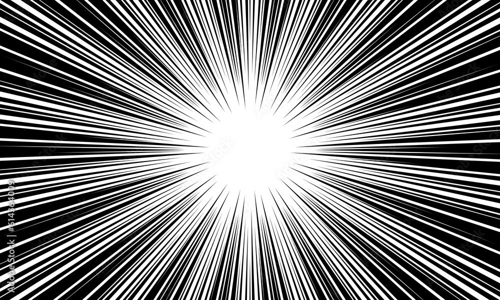Poster white abstract background with futurisctic and modern and black ray burst style speed vector design