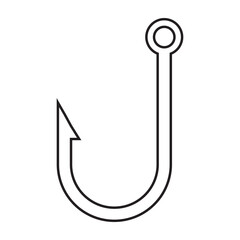 hook icon vector