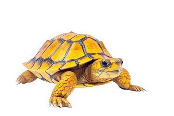 Fototapeta premium Radiated turtle, generative artificial intelligence