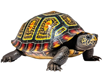 Fototapeta premium Radiated turtle, generative artificial intelligence
