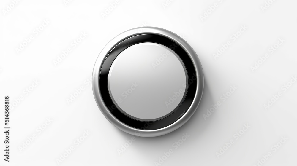 Aufkleber button empty button for banner design. circle abstract background. generative ai