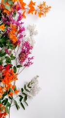 beautiful flower composition for wallpaper, these colorful flowers have a calming effect