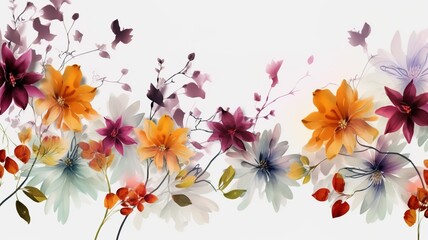 beautiful colorful flowers for wallpaper