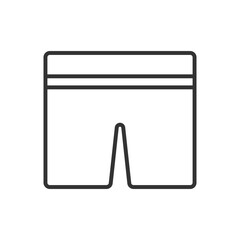 Short Pant Icon - Summer Swimwear Icon