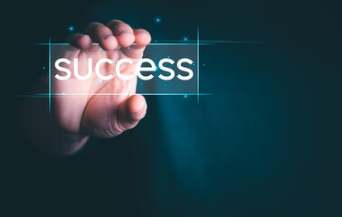 The person showing hologram 