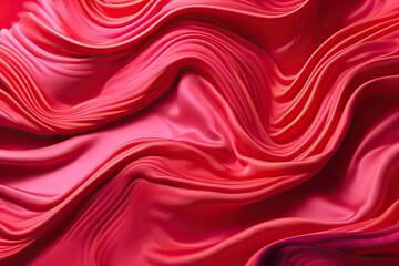 Obraz premium Pink and Red Fabric with Ripples and Folds,red satin background,red silk background,red satin fabric