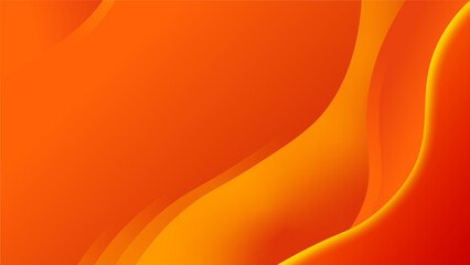 Abstract background golden yellow orange gradient light curves yellow orange wallpaper