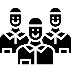 employee solid icon